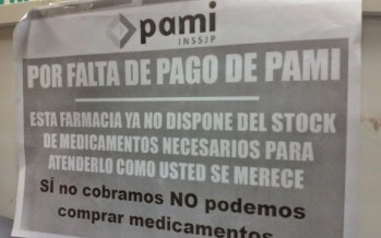 Preocupación del Colegio de Farmacéuticos por la situación que atraviesa el PAMI