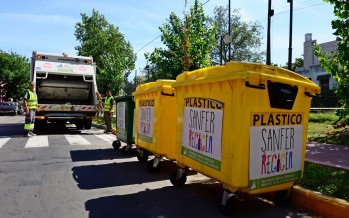 Avanza el Programa ‘Sanfer Recicla’: colocarán contenedores en Victoria y Virreyes Oeste