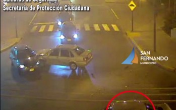 Choque en Avellaneda y Colectora ex Combatiente Sánchez