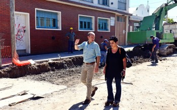 Nuevo hormigonado, cordones, árboles y obras hidráulicas en el barrio Crisol