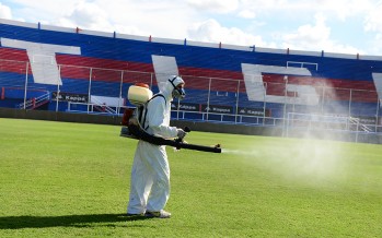 Dengue: operativo de fumigación en el Estadio Dellagiovanna