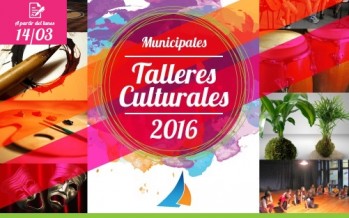 Está abierta la inscripción a los talleres culturales municipales 2016