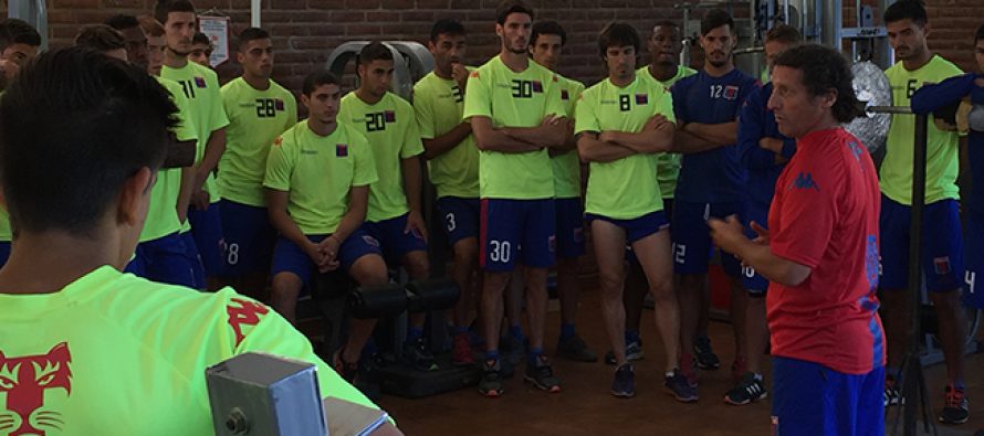 El Matador hizo su primer entrenamiento bajo el mando de Pedro Troglio
