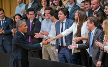 Estudiantes de la Universidad de San Andrés participaron de un encuentro con Barack Obama
