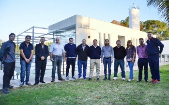 Reunión de autoridades deportivas en el Poli 3