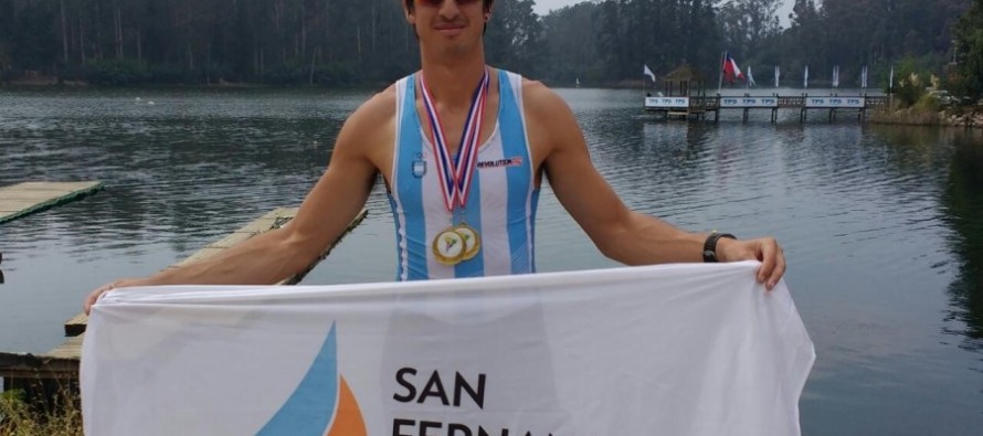 El remero Iván Carino finalizó segundo de la Copa del Mundo de Varese en Italia
