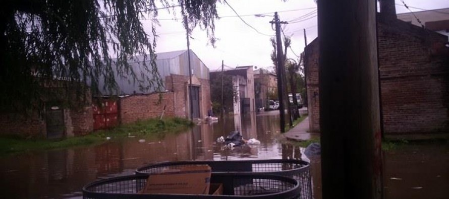 Lunes con lluvia y sudestada