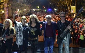 Patricia Sosa brindó un espectáculo en Plaza Mitre