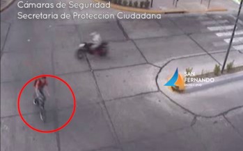 Un automóvil embistió a un ciclista en Avellaneda y Besares