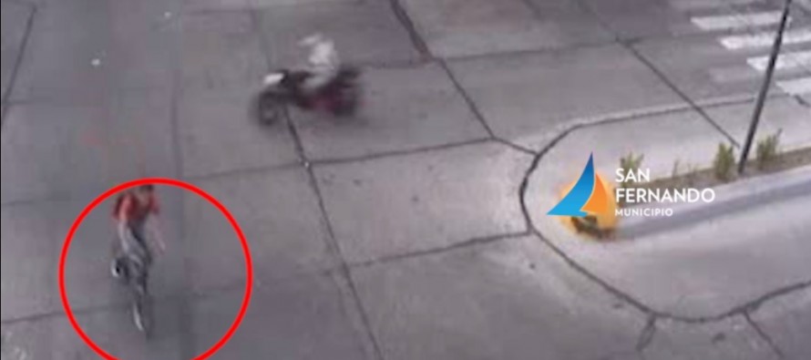 Un automóvil embistió a un ciclista en Avellaneda y Besares