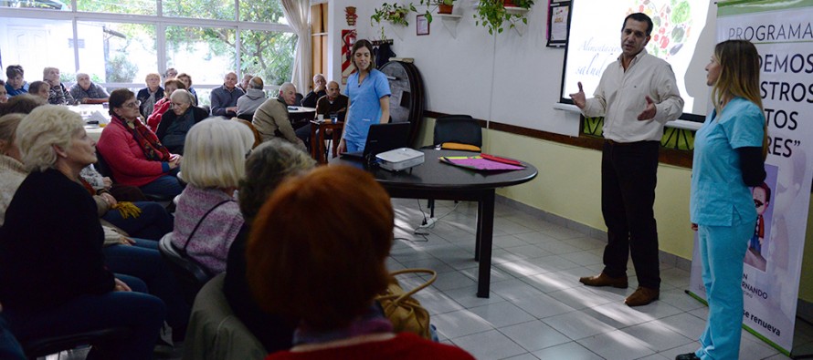 Siguen los talleres nutricionales en centros de jubilados