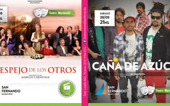 Cartelera de la última semana de mayo del Teatro Martinelli