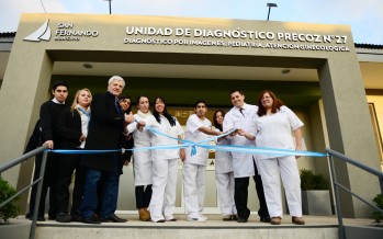 Inauguró la Unidad de Diagnóstico Precoz N°27 del barrio San Rafael