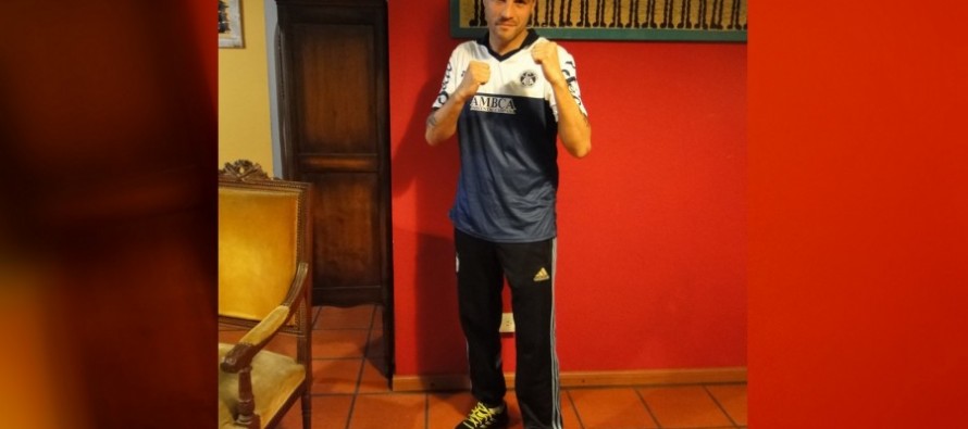 Diego Marocchi, el boxeador del Centro de Día, se prepara para pelear en Canadá el 14 de mayo