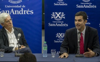 Juan Manuel Urtubey brindó una charla en el campus de la Universidad de San Andrés