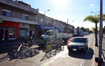 Obras hidráulicas en Virreyes y pavimentación y veredas en el barrio San Rafael