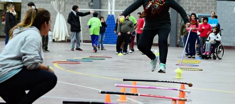 En el Poli 1 funciona la Escuela Municipal de Tenis para personas con discapacidad