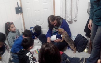 En el barrio Crisol se realizó una charla para chicos sobre el cuidado responsable de animales