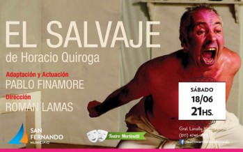 Esta noche se presenta El Salvaje, de Roberto Quiroga, en el Martinelli