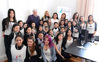 Andreotti recibió a las campeonas de la Copa San Fernando de danza