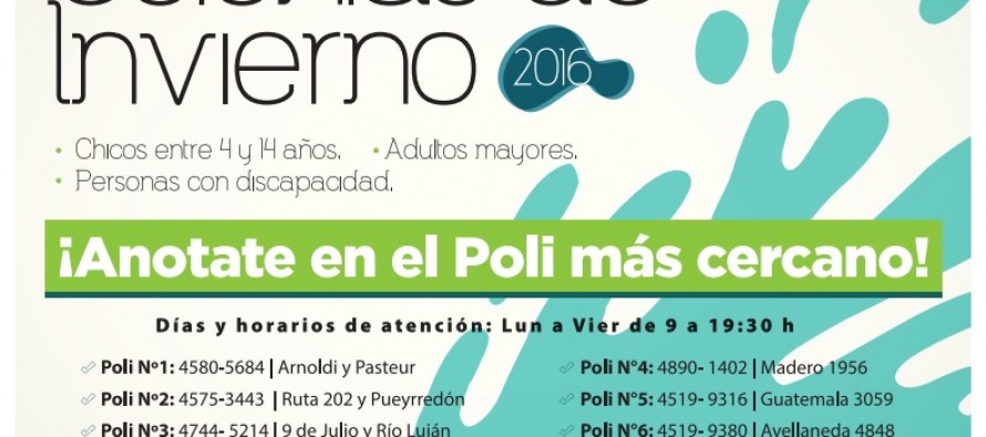 Comenzaron las inscripciones para la Colonia de Invierno 2016