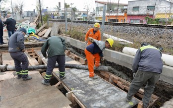 Se construye un nuevo reservorio de agua para el Túnel de Avellaneda