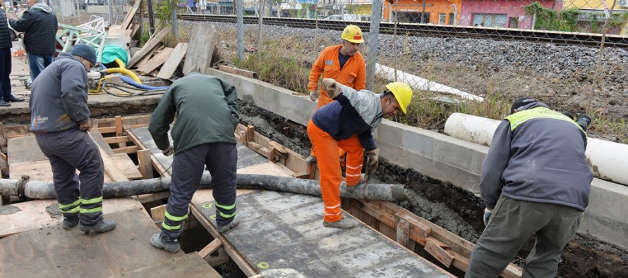 Se construye un nuevo reservorio de agua para el Túnel de Avellaneda