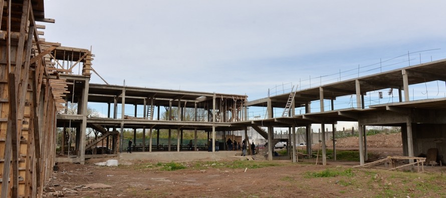 Avanza la construcción del nuevo Cuartel de los Bomberos Voluntarios