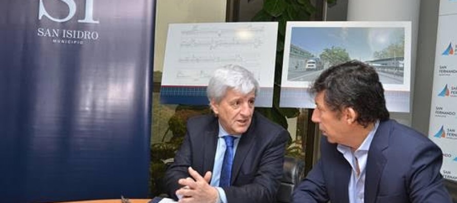Se firmó el convenio entre San Isidro y San Fernando por las obras de la calle Uruguay