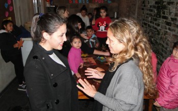 La diputada provincial Verónica Barbieri visitó un merendero en el barrio Hardoy