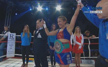 Una pantera invencible: Érica Farías retuvo el título mundial superligero
