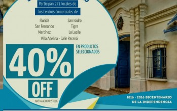 Los centros comerciales de San Fernando ofrecerán hoy descuentos de hasta 40 por ciento