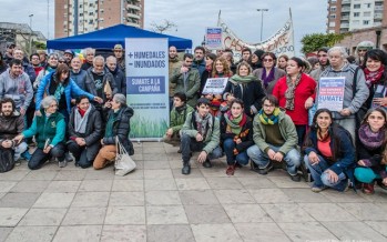 Se lanzó la campaña «Más Humedales, Menos Inundados»