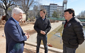 Avanza la construcción del Polideportivo N° 7 en Infico