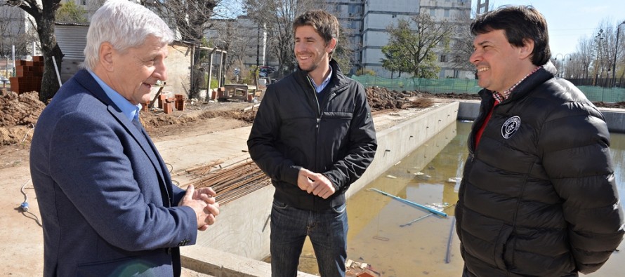 Avanza la construcción del Polideportivo N° 7 en Infico