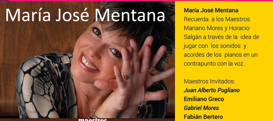 María José Mentana presenta “Tangos a 4 manos” en La Usina del Arte