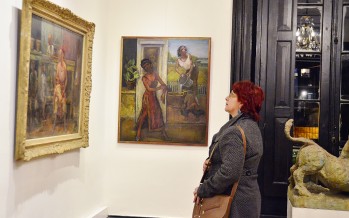 Se inauguró una exposición de obras de Lorenzo Gigli en la Quinta “El Ombú”
