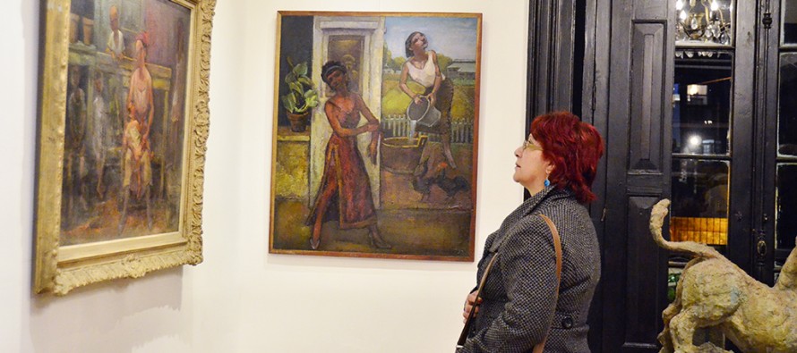 Se inauguró una exposición de obras de Lorenzo Gigli en la Quinta “El Ombú”
