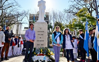 Se conmemoró el 166° aniversario del paso a la inmortalidad del Gral. San Martín