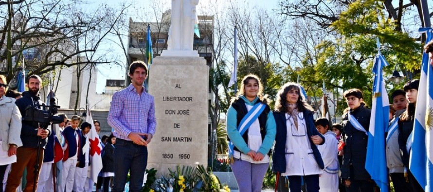 Se conmemoró el 166° aniversario del paso a la inmortalidad del Gral. San Martín