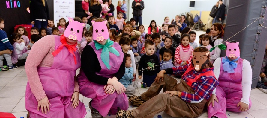 Los chicos de las Unidades de Desarrollo Infantil y los Centros Educativos Integrales festejaron el Día del Niño