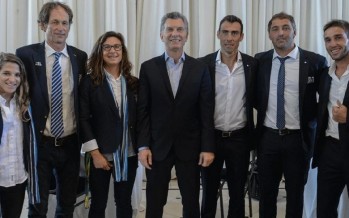 La Peque Pareto y El Chapa Retegui fueron recibidos por Macri en Olivos