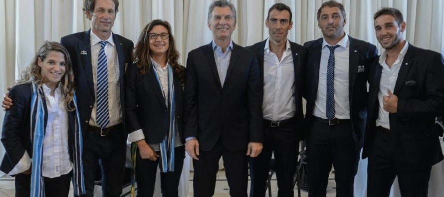 La Peque Pareto y El Chapa Retegui fueron recibidos por Macri en Olivos