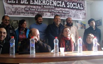 Organizaciones políticas, sociales y sindicales convocan a movilizar a Plaza de Mayo pidiendo «Tierra, techo y trabajo»