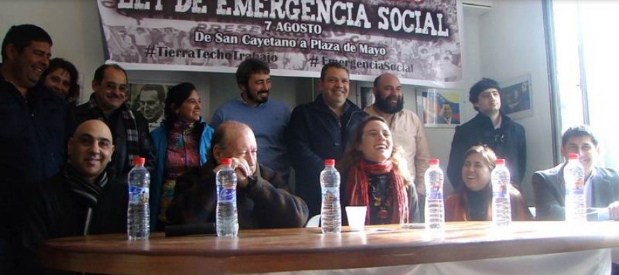 Organizaciones políticas, sociales y sindicales convocan a movilizar a Plaza de Mayo pidiendo “Tierra, techo y trabajo”