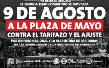 El Partido Obrero y el SUTNA se movilizan contra el «tarifazo»