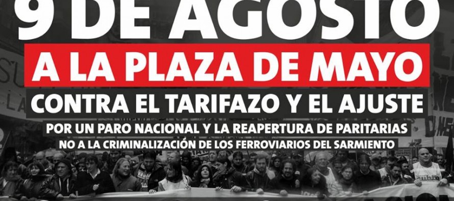 El Partido Obrero y el SUTNA se movilizan contra el “tarifazo”