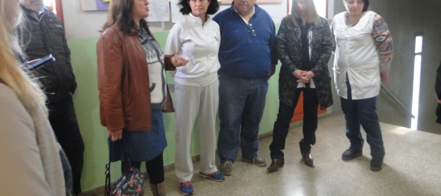 Secretarios de SUTEBA de los cuatro municipios de zona norte recorrieron escuelas junto a dirigentes provinciales