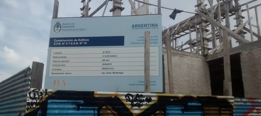 Preocupación por la Escuela N°5: fue incendiada en 2013 y sus obras están paralizadas