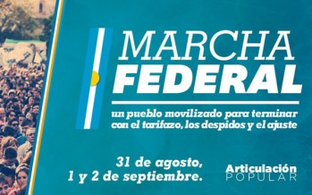 Dirigentes políticos y sindicales de San Fernando participarán de la Marcha Federal